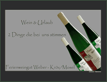 Tablet Screenshot of ferienweingut-weber.de